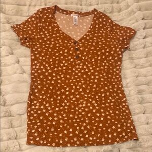 Women's Floral Button-Down Top